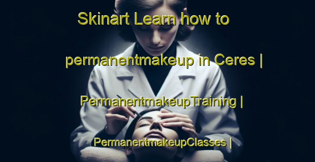 Skinart Learn how to permanentmakeup in Ceres | PermanentmakeupTraining | PermanentmakeupClasses | SkinartTraining-France